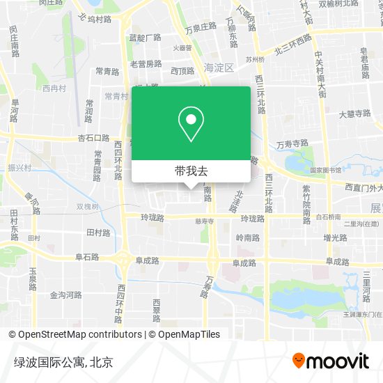绿波国际公寓地图