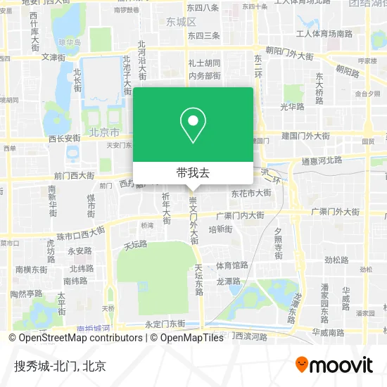 搜秀城-北门地图