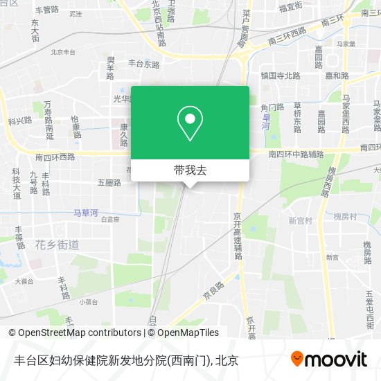 丰台区妇幼保健院新发地分院(西南门)地图