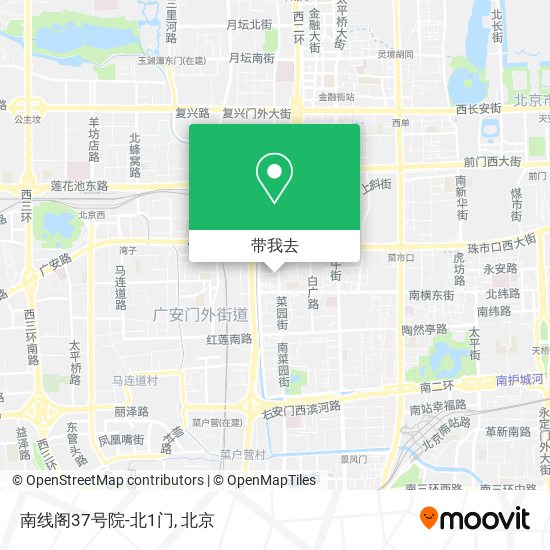 南线阁37号院-北1门地图