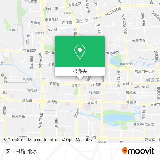 又一村路地图