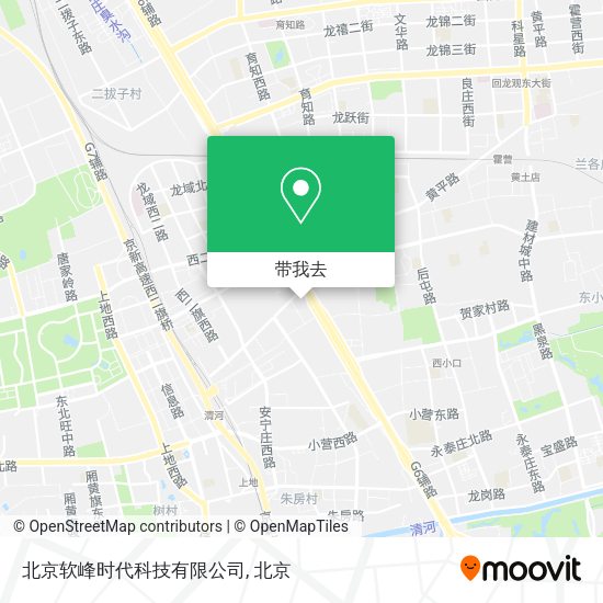 北京软峰时代科技有限公司地图