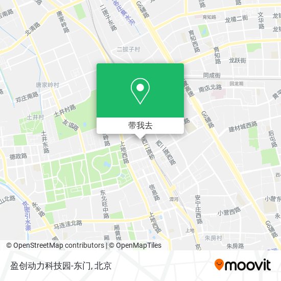 盈创动力科技园-东门地图