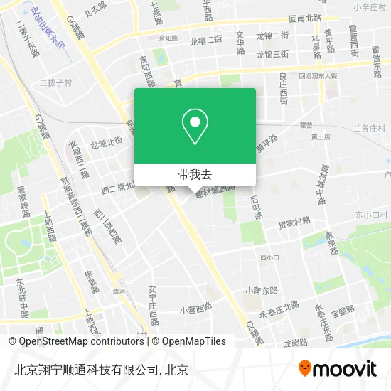 北京翔宁顺通科技有限公司地图