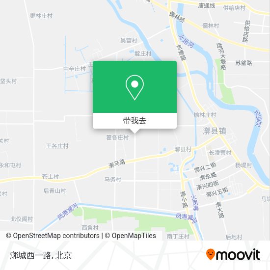 漷城西一路地图