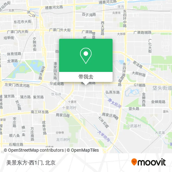 美景东方-西1门地图