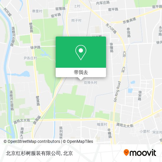 北京红杉树服装有限公司地图