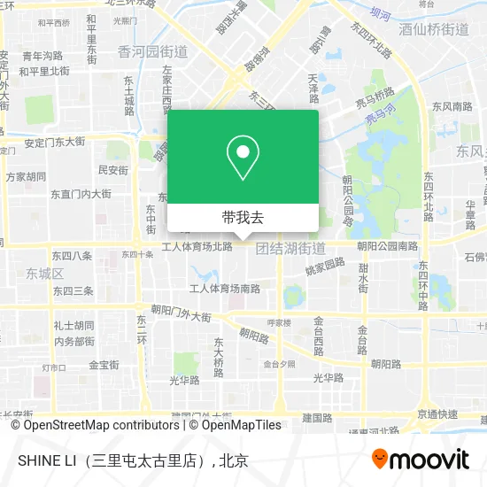 SHINE LI（三里屯太古里店）地图