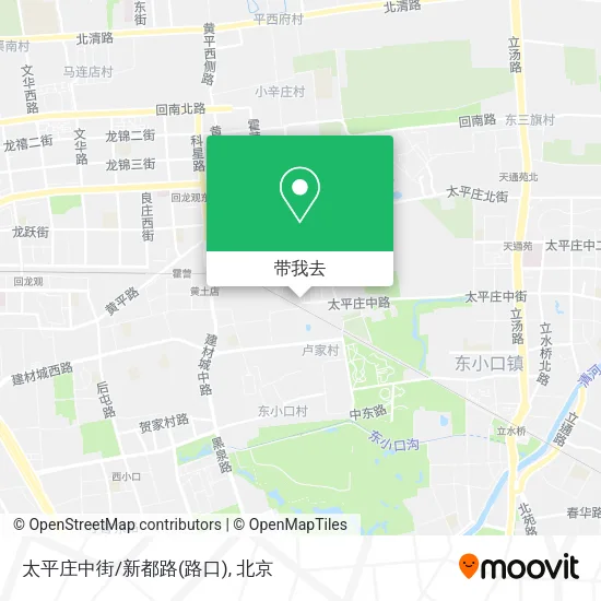 太平庄中街/新都路(路口)地图