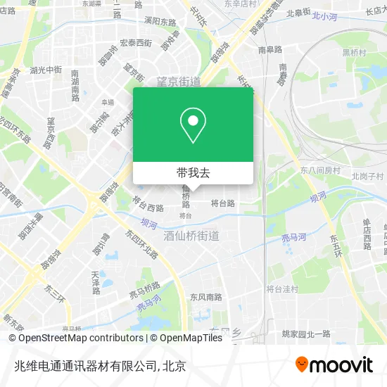 兆维电通通讯器材有限公司地图