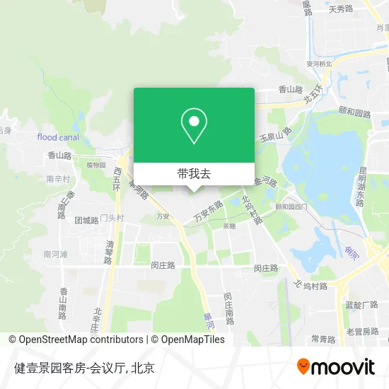 健壹景园客房-会议厅地图