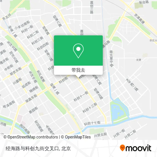 经海路与科创九街交叉口地图