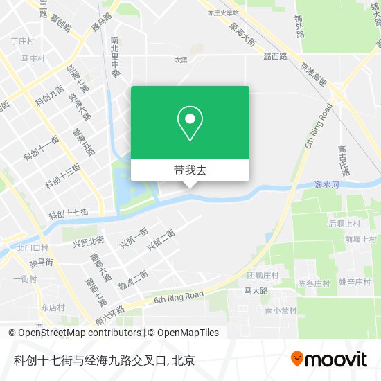 科创十七街与经海九路交叉口地图