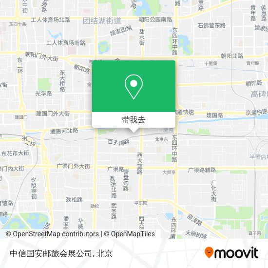 中信国安邮旅会展公司地图