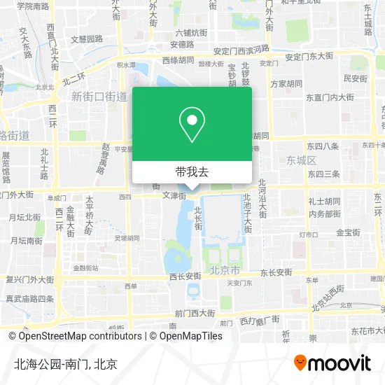 北海公园-南门地图