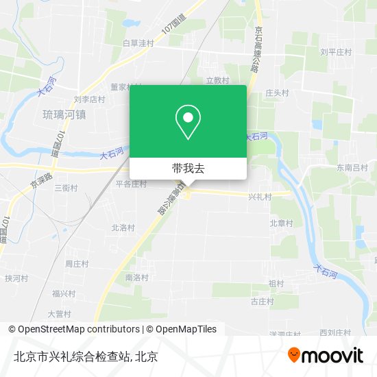 北京市兴礼综合检查站地图