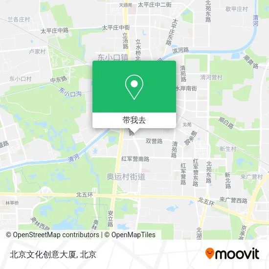 北京文化创意大厦地图