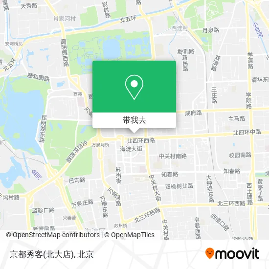 京都秀客(北大店)地图
