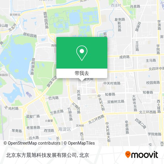 北京东方晨旭科技发展有限公司地图