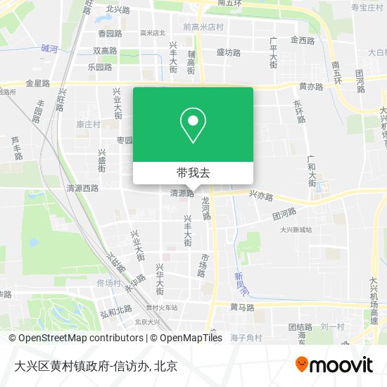 大兴区黄村镇政府-信访办地图