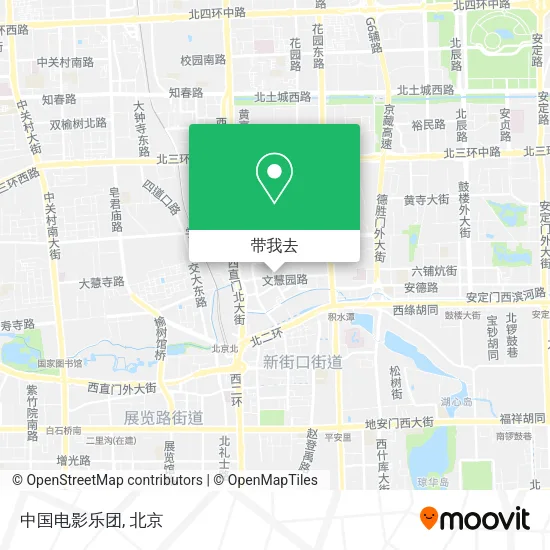 中国电影乐团地图