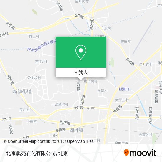 北京飘亮石化有限公司地图