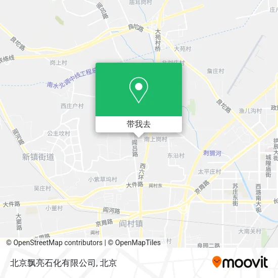 北京飘亮石化有限公司地图