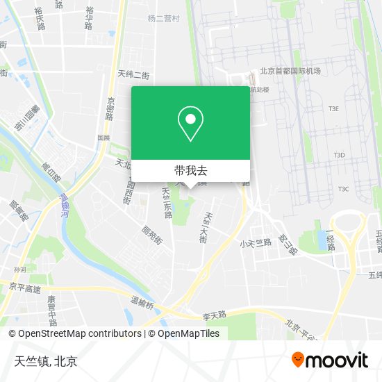 天竺镇地图