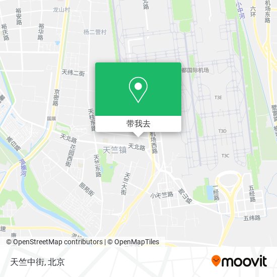 天竺中街地图