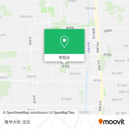 隆华大街地图