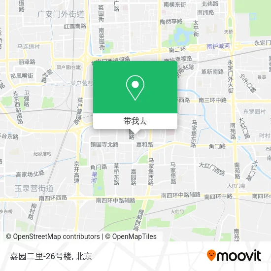 嘉园二里-26号楼地图