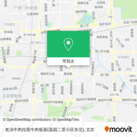 老汤牛肉拉面牛肉板面(嘉园二里小区东北)地图