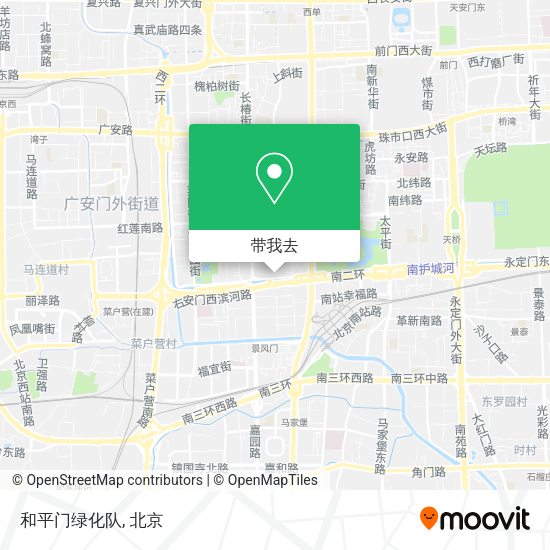和平门绿化队地图