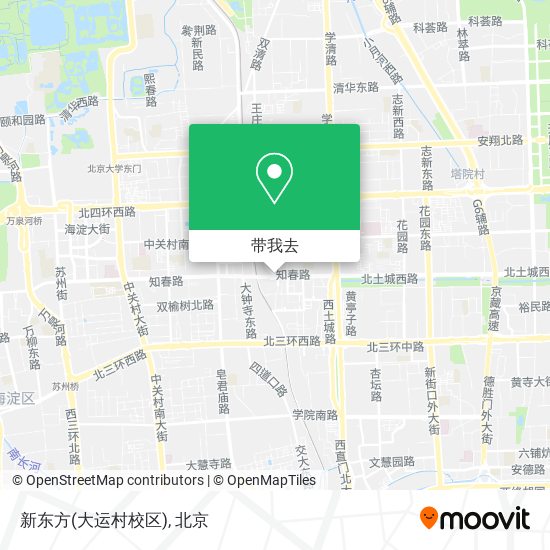 新东方(大运村校区)地图