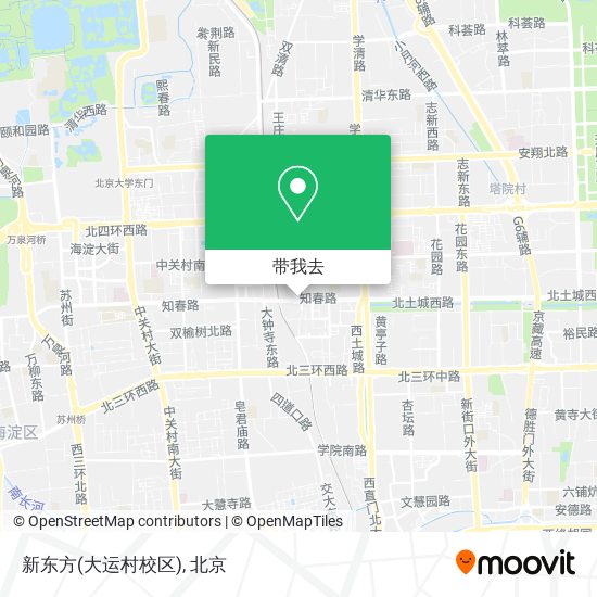 新东方(大运村校区)地图