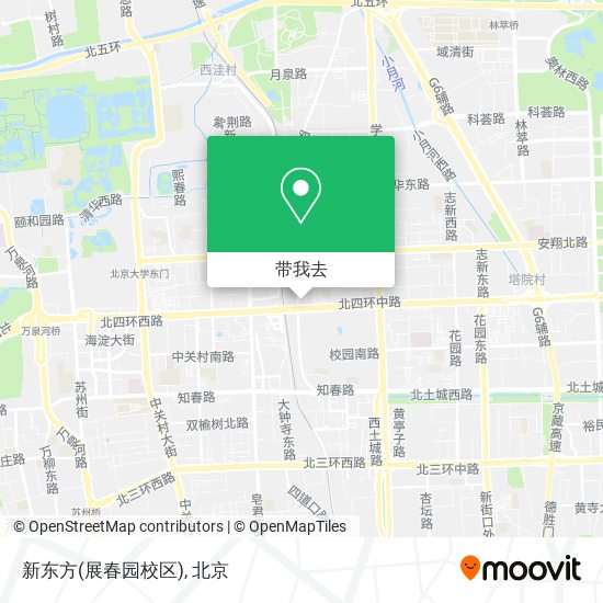 新东方(展春园校区)地图