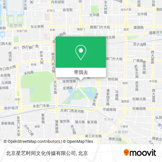 北京星艺时间文化传媒有限公司地图