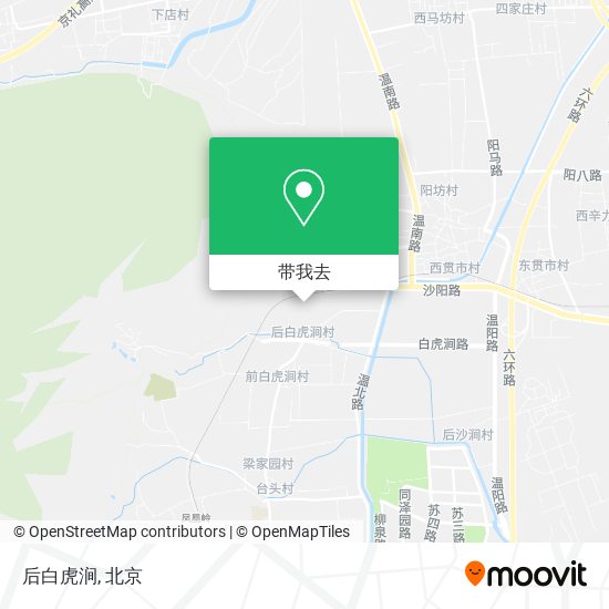 后白虎涧地图