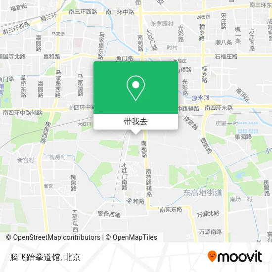 腾飞跆拳道馆地图