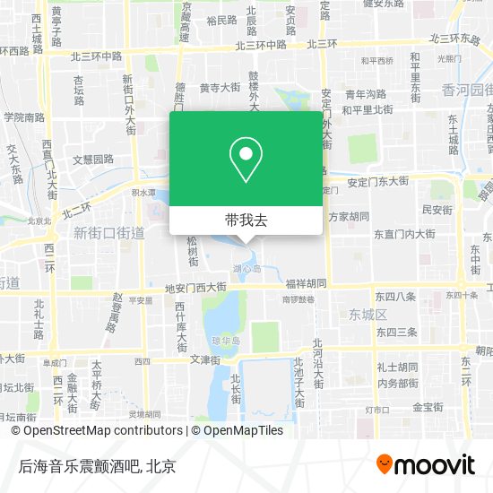 后海音乐震颤酒吧地图