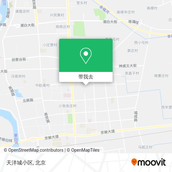 天洋城小区地图