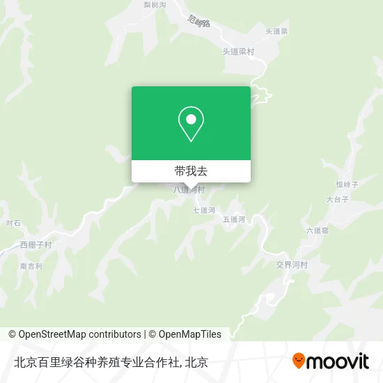 北京百里绿谷种养殖专业合作社地图