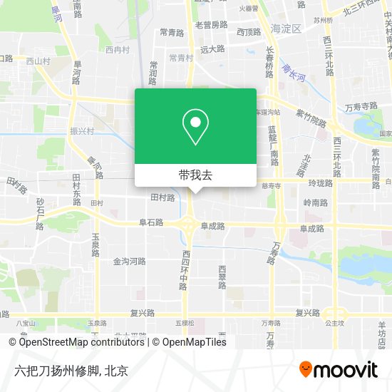 六把刀扬州修脚地图