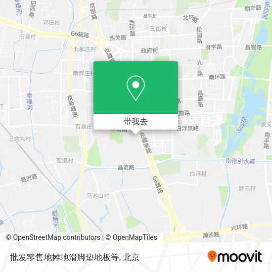 批发零售地摊地滑脚垫地板等地图