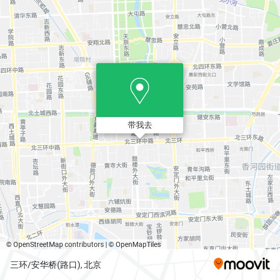 三环/安华桥(路口)地图
