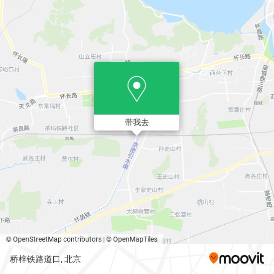 桥梓铁路道口地图