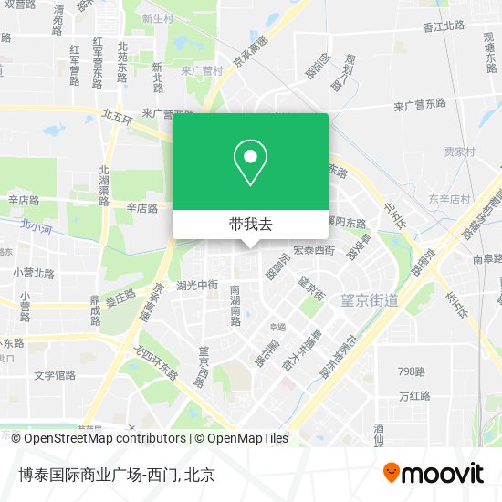 博泰国际商业广场-西门地图
