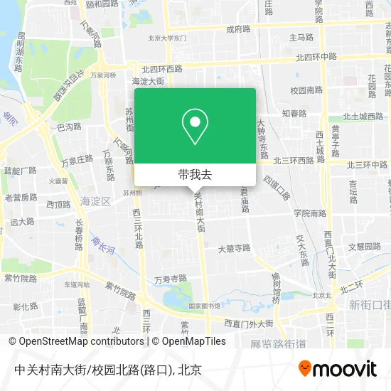 中关村南大街/校园北路(路口)地图