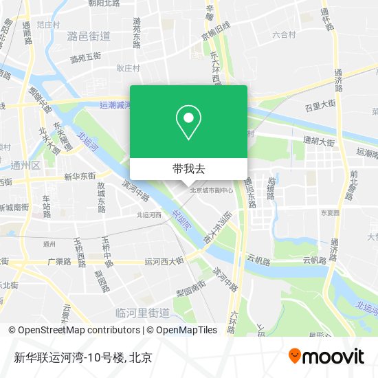 新华联运河湾-10号楼地图