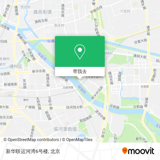 新华联运河湾6号楼地图